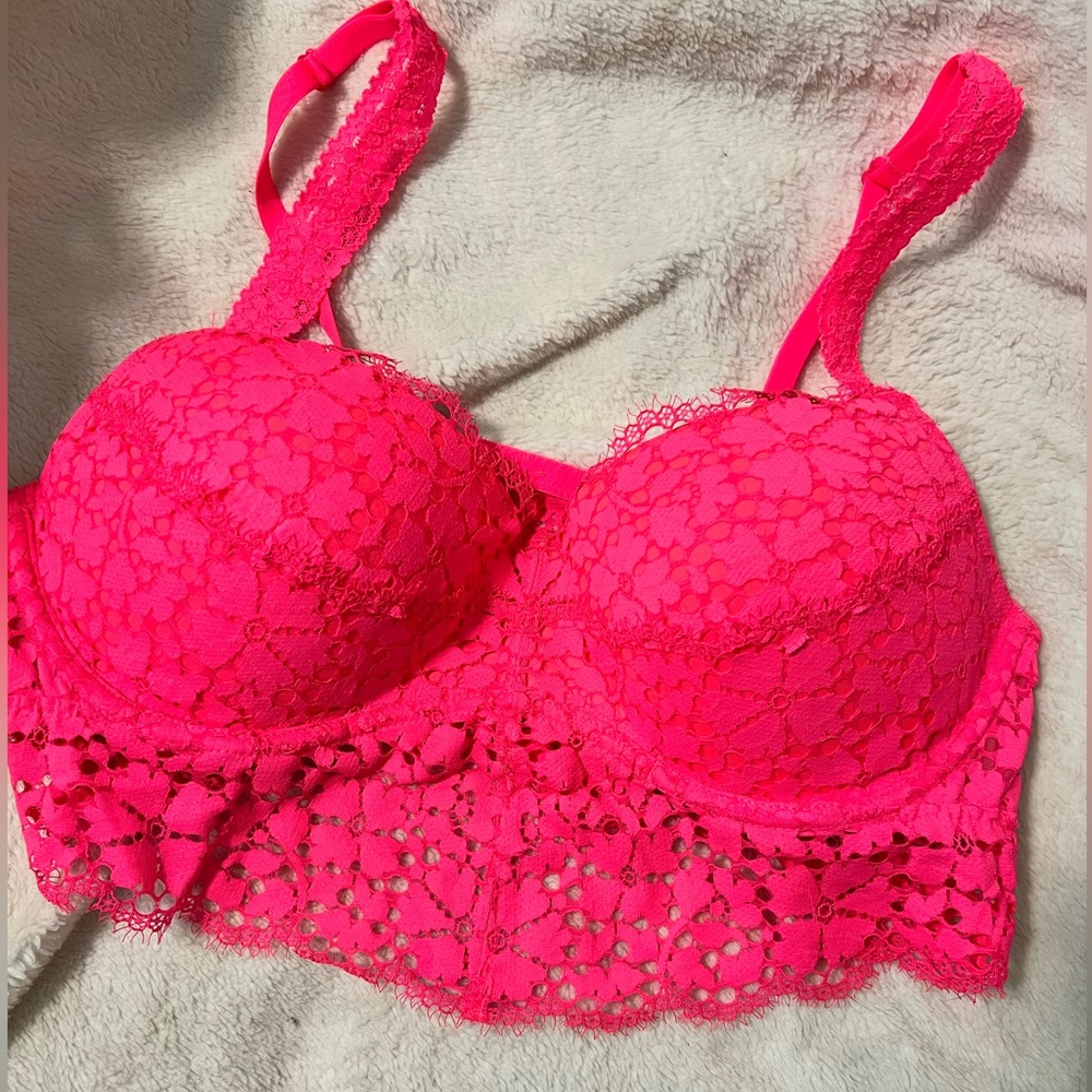 Pull on underwire bralette .